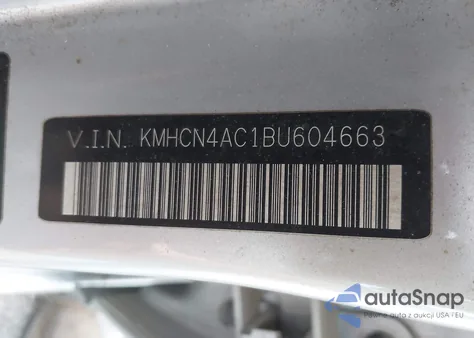2011 Hyundai Accent Gls from USA, damaged, VIN KMHCN4AC1BU604663